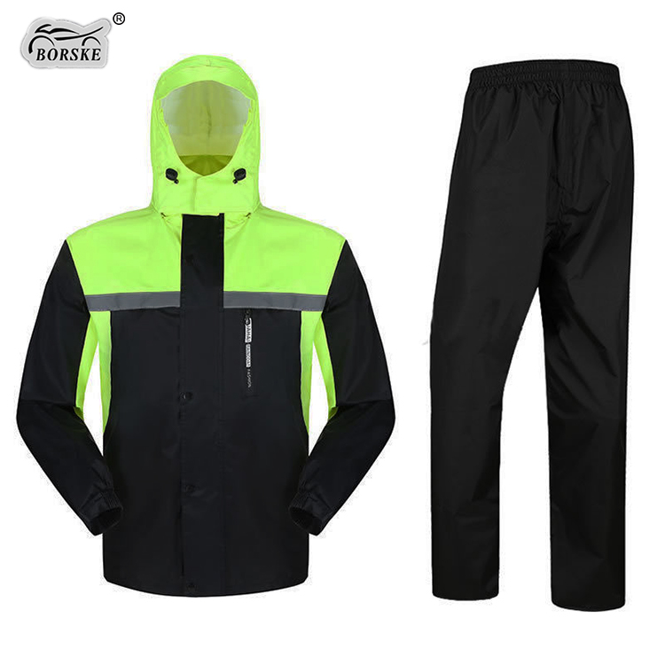 BORSKE Motorcycle Clothes Wholesale Factory Motorcycle Riding raincoat Suit