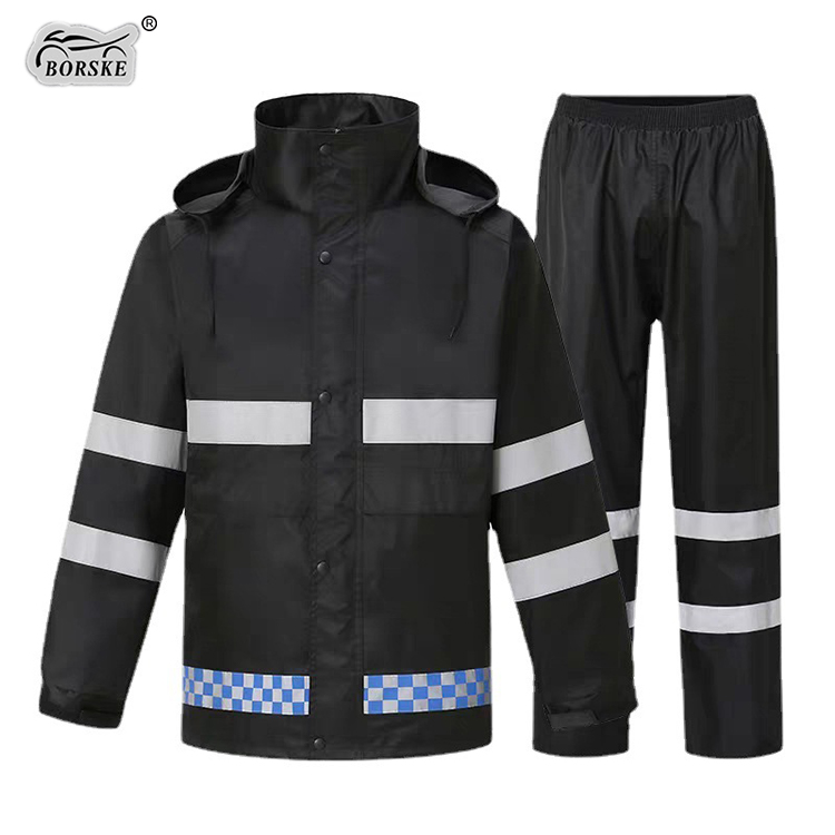 BORSKE Motorbike Clothes Wholesale Factory  Motorcycle Riding raincoat Jacket