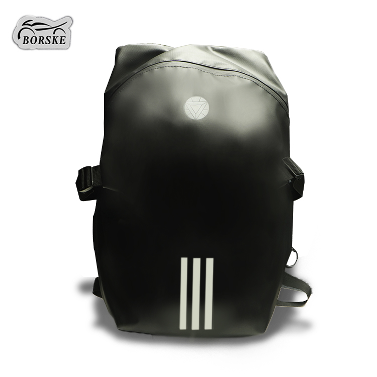 BORSKE 45L Waterproof Storage Bag Riding Motorcycle Helmet Backpack Motorbike Bag