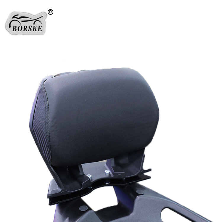 Borske motorcycle parts Supplier Wholesale PU leather backrest motorcycle backrest