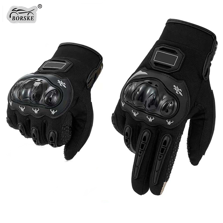 BORSKE custom motorcycle racing anti-fall knuckle gloves