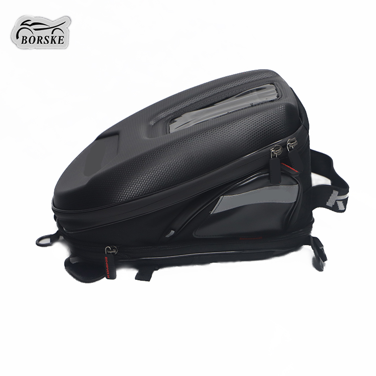 BORSKE Hard Shell Waterproof Luggage Storage Bag Riding Motorbike Bag