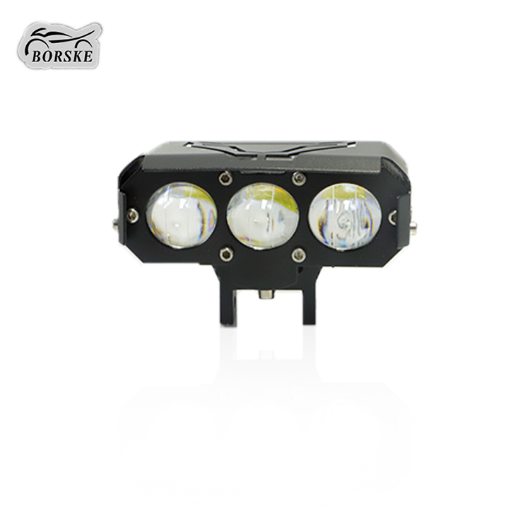 BORSKE Custom Motorcycle Aluminum Lamp 60W High Beam Lights LED Motorcycle Spotlight Accessories