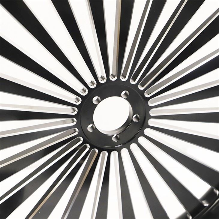 Motorcycle forging wheel