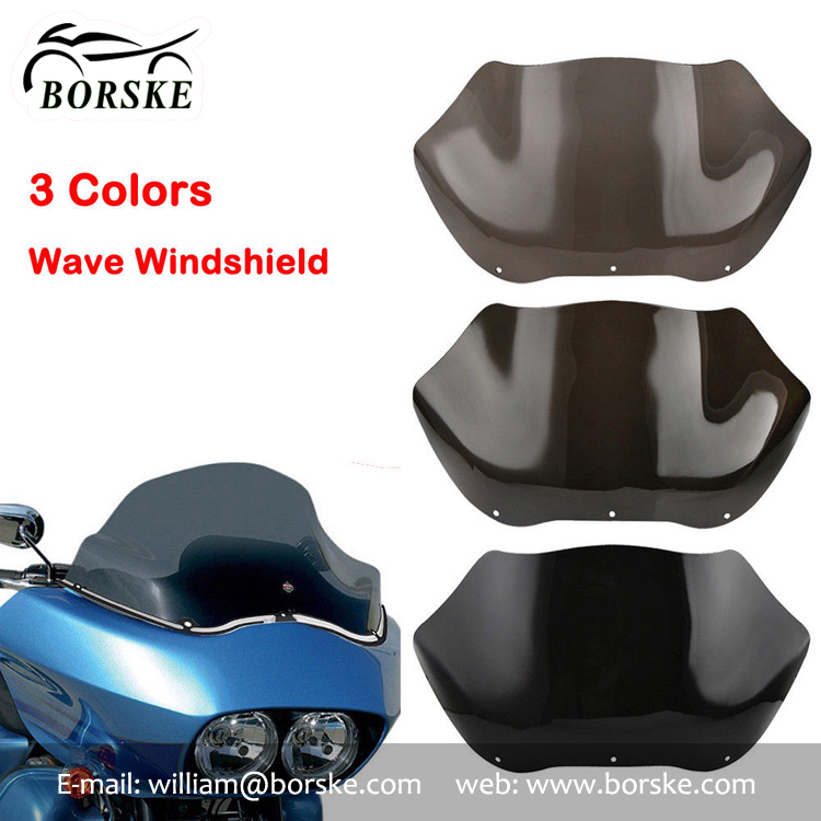 Wave windshield for Harley Davidson