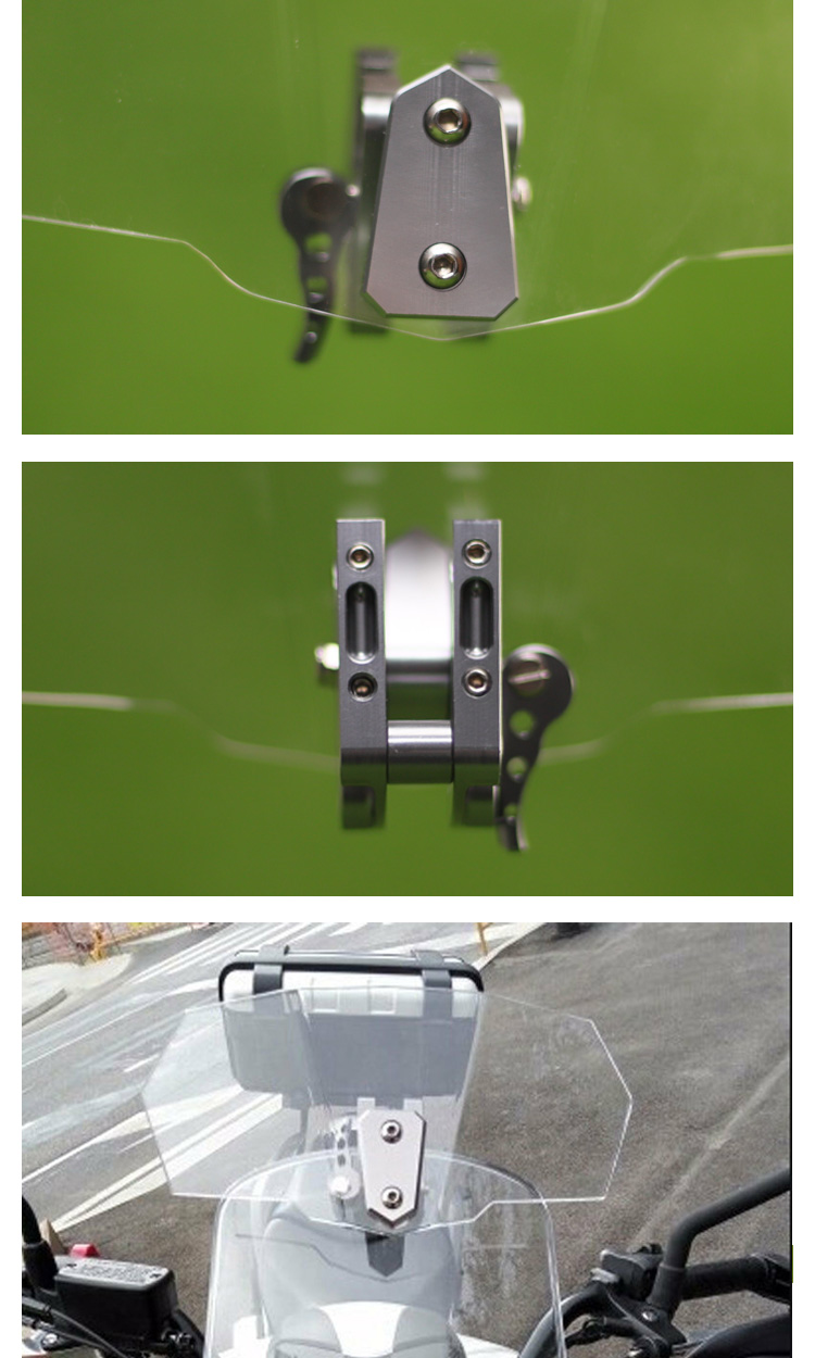 Extensão do para-brisas do motociclo 2