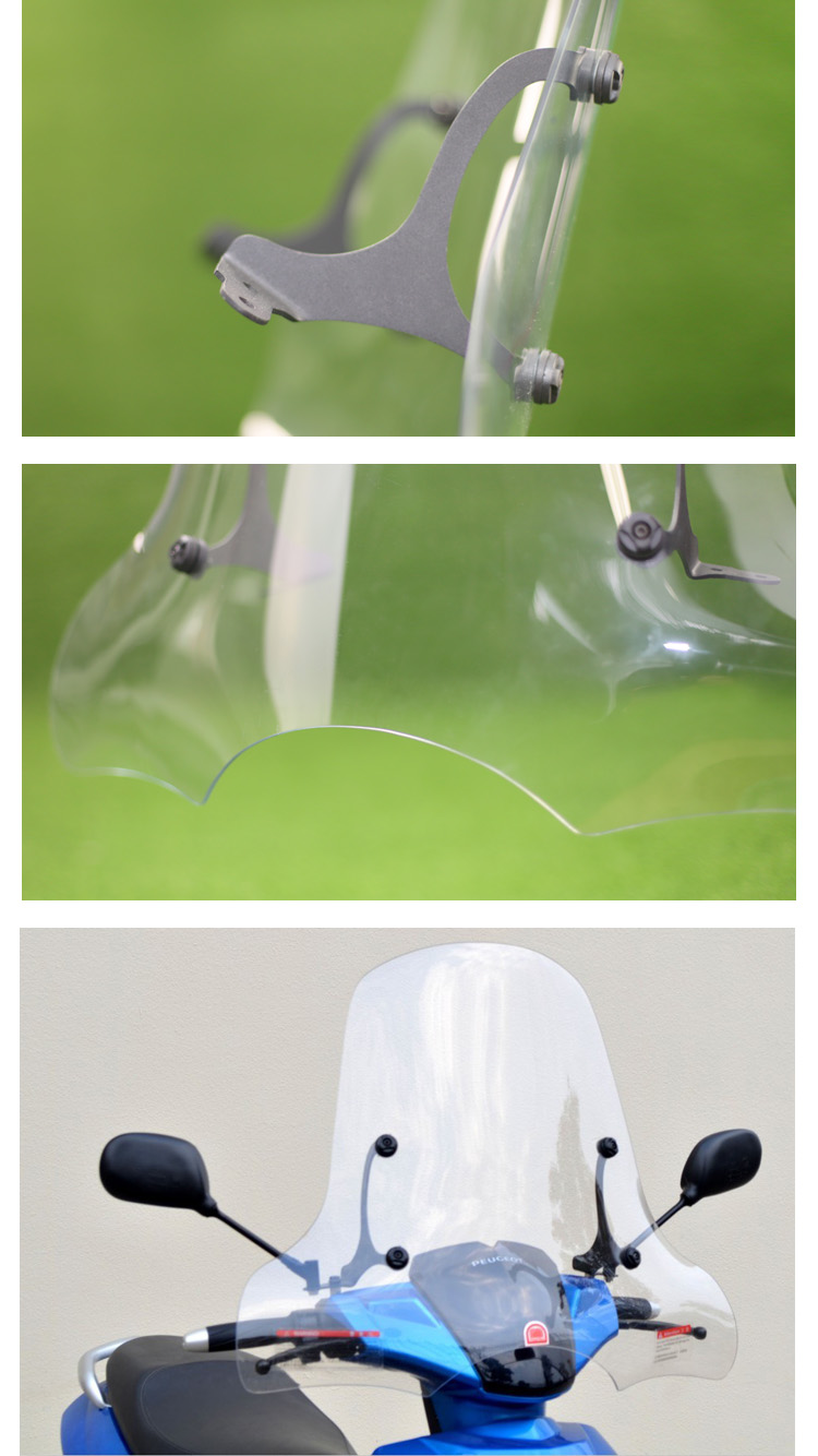 Scooter windscreen for Peugeot Sym Kymco 3