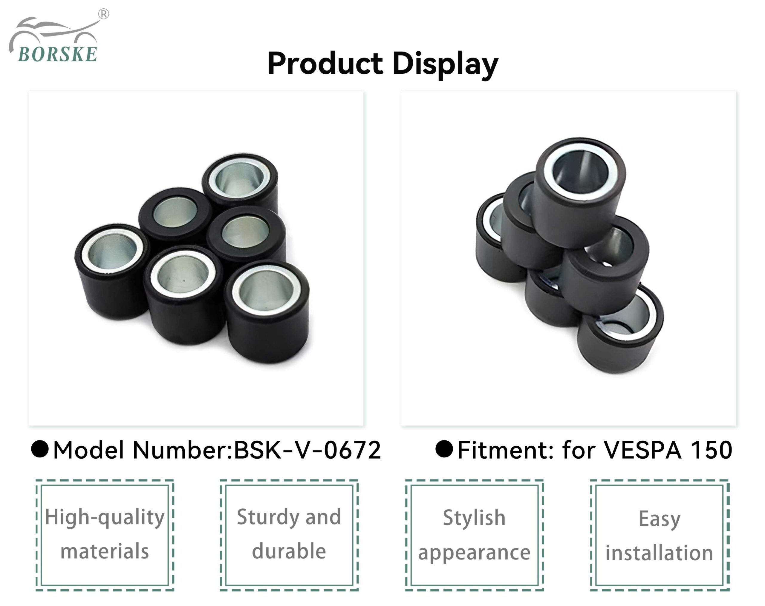 Acessórios Vespa personalizados Pesos do rolo da embraiagem para Sprint 150 primavera 150 1