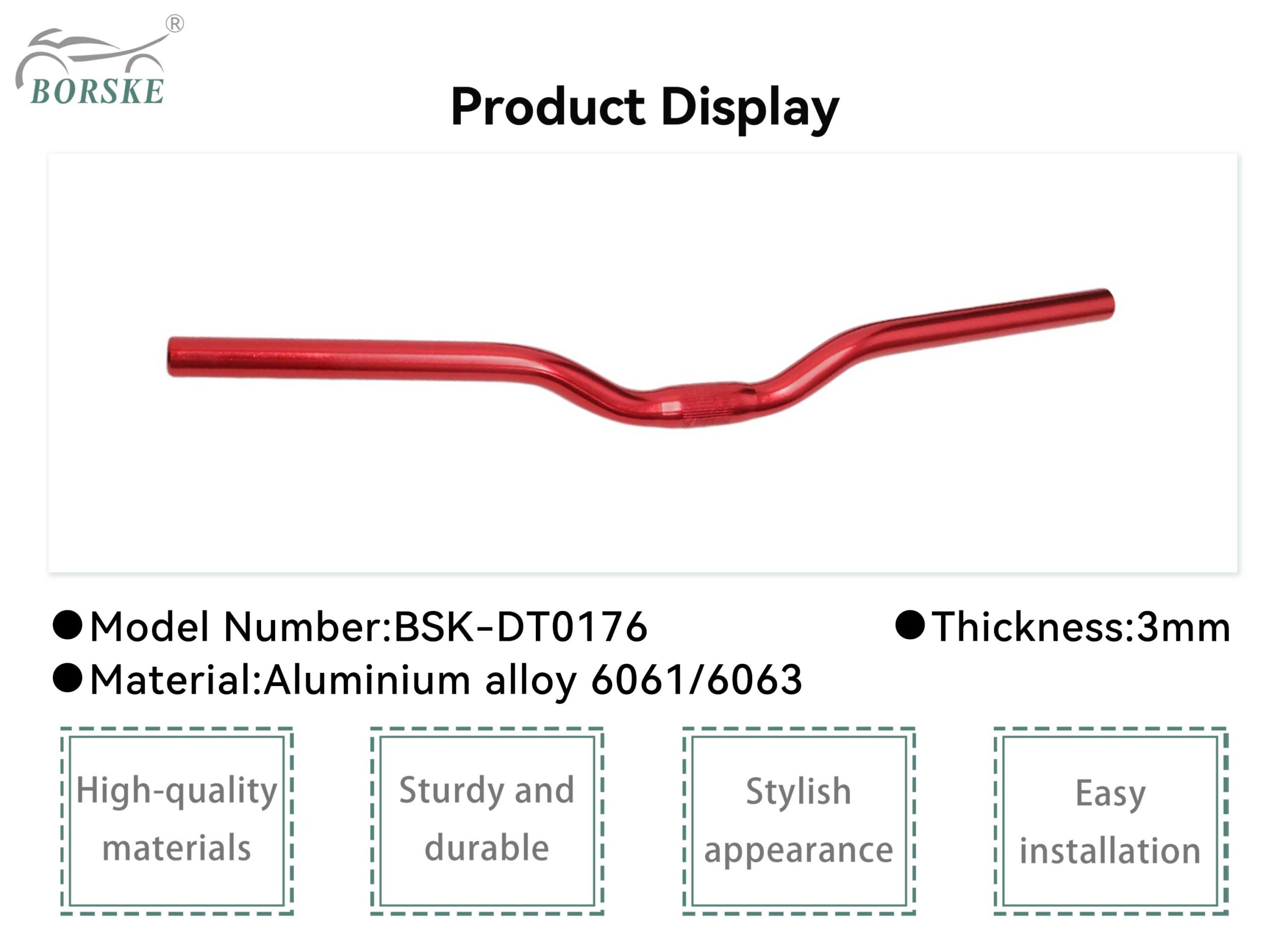 Motorcycle Aluminium Alloy Handlebar 1