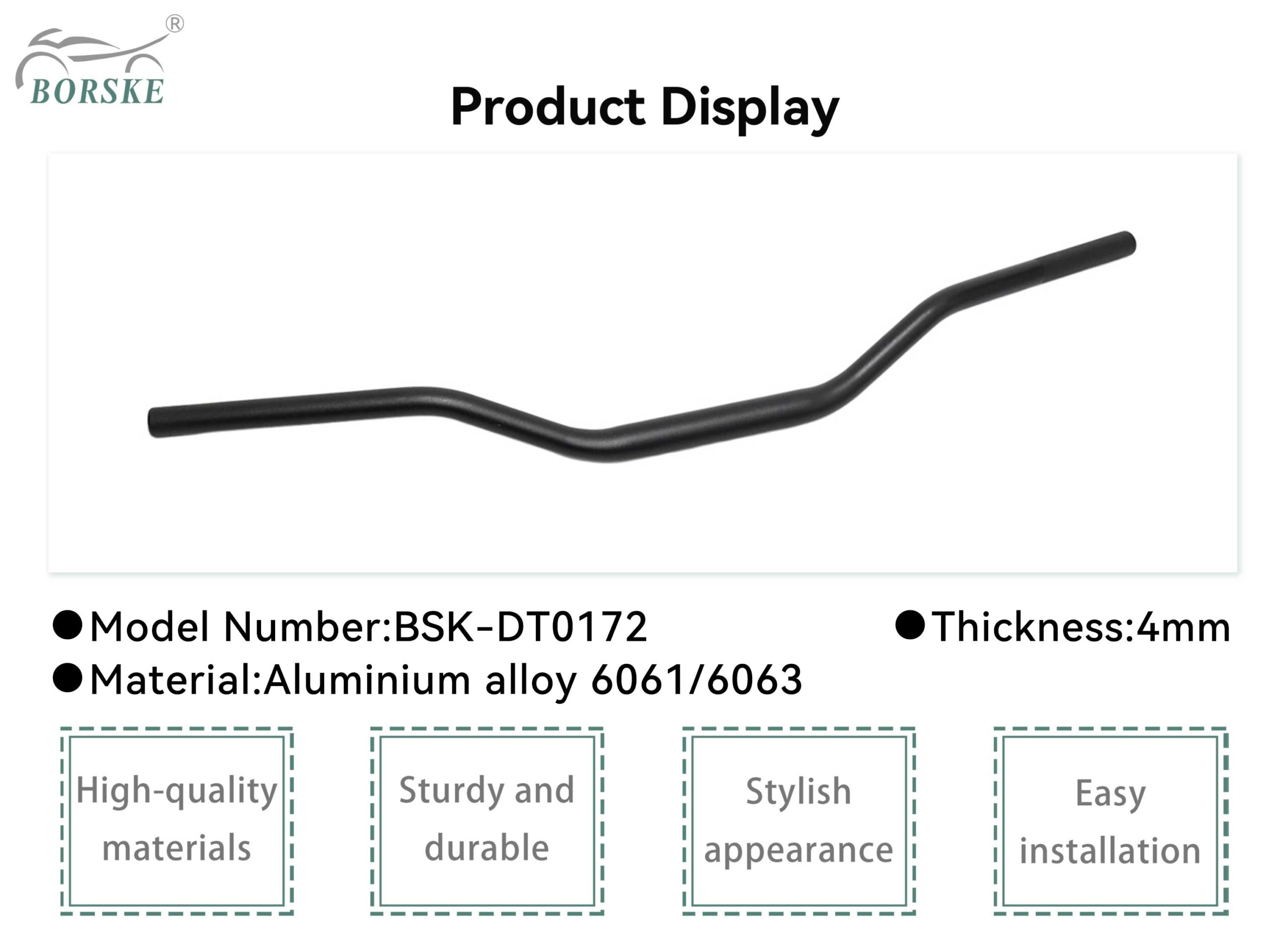 Aluminium Alloy 6061 6063 Motorcycle Handlebar for Motocross Dirt Bike Controls 1